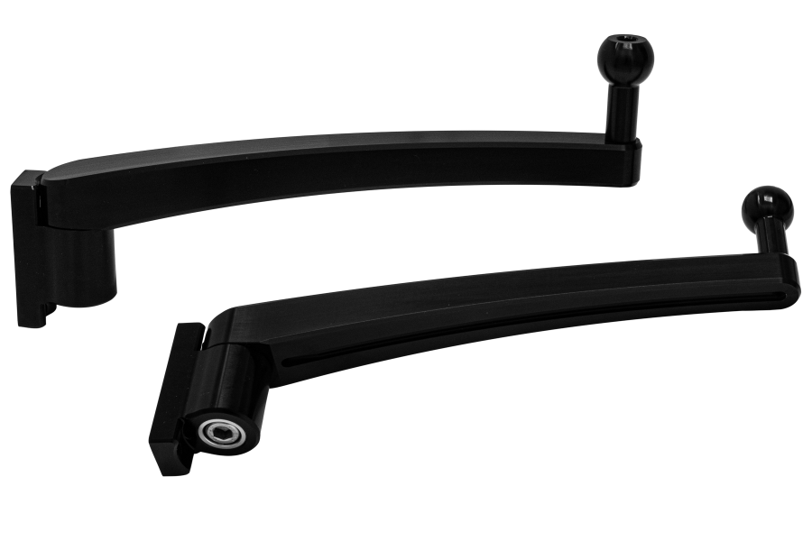 Mirror arms 100mm longer than original
